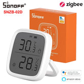 SONOFF SNZB-02D Zigbee Smart Temperature Humidity Sensor With LCD Screen, SNZ-02D, Zigbee Thermometer